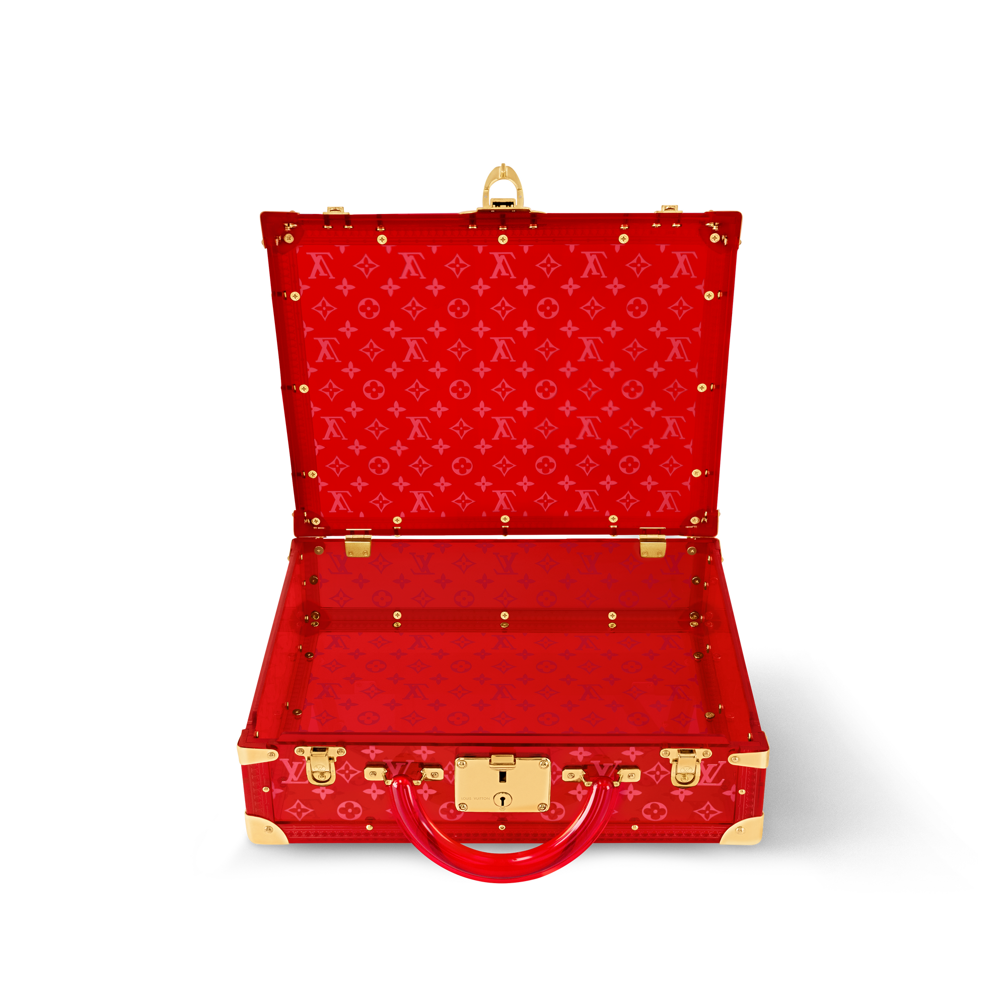 Cotteville Lunettes Seethrough Red High End Leathers